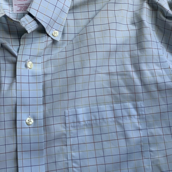 Brooks Brothers | Dress Shirt Non-Iron 15 1/2 34 - Picture 3 of 15